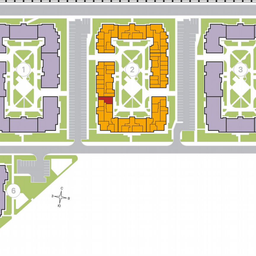 2-к. квартира, 64,2 м², 1/4 эт.