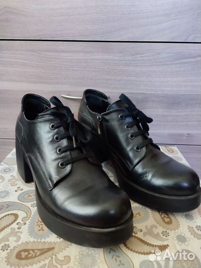 Ботильоны женские 39 размер натуральная кожа