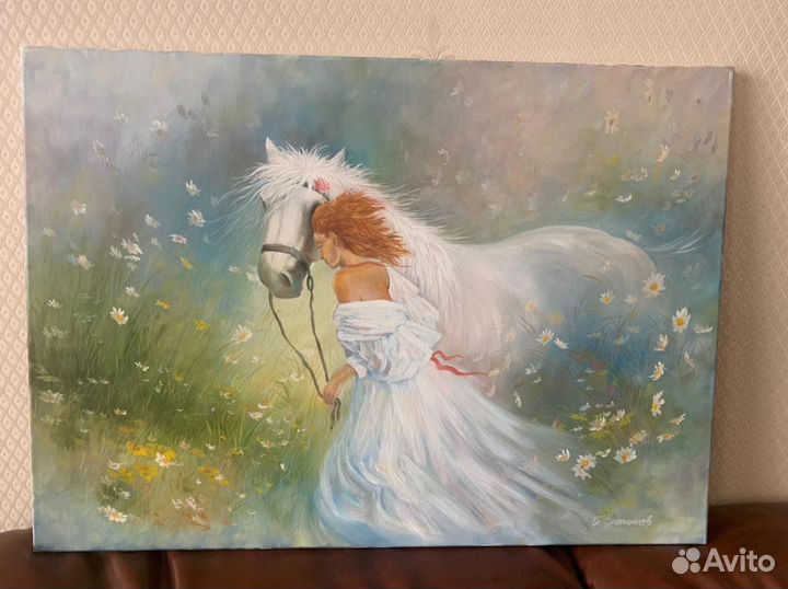 Девушка с лошадью