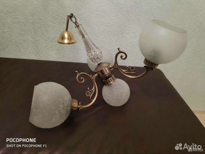 Люстры, шикарный торшер и бра