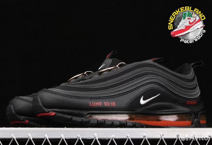 Кроссовки Lil Nas X mschf's Air Max 97 Satan Shoes