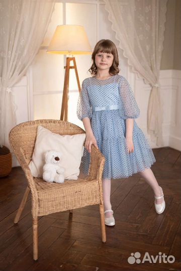 Пышное платье для девочки 116-136
