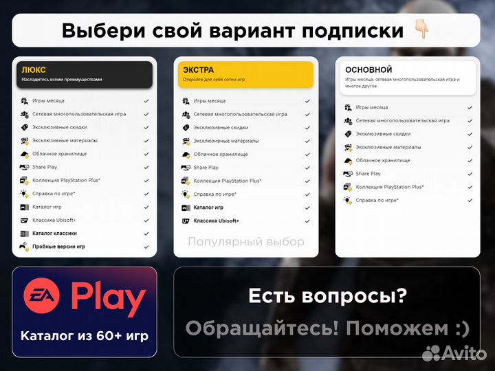 Оформлю PS Premium PS4 PS5