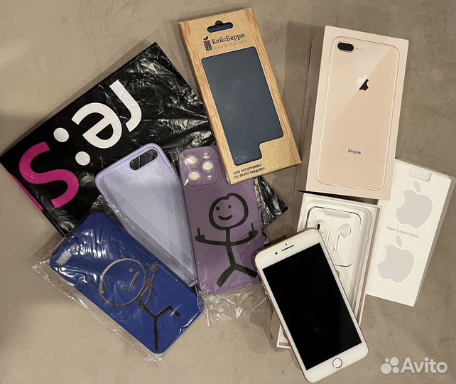 Чехлы и телефон iPhone 8плюс