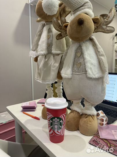 Стакан starbucks новогодний