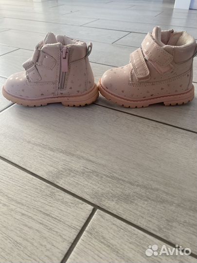 Ботинки для девочки демисезонные 21