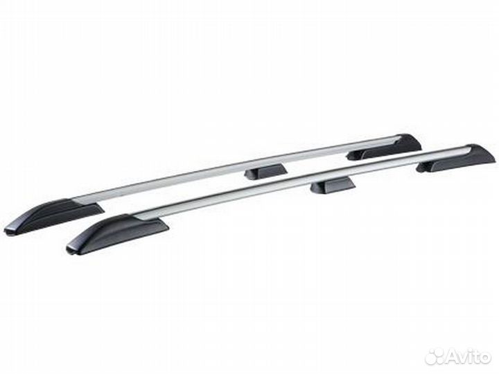 Рейлинги на крышу Toyota Prado 150 c 2009 апс Серые