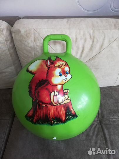 Мяч прыгун с ручкой