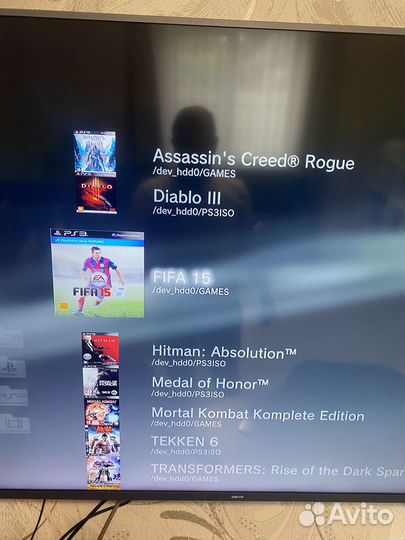 Игровая приставка ps3 прошитая