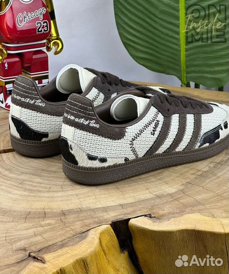 Adidas samba cow print