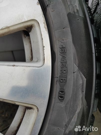 Оригинальные диски R18 Audi A8 D3 (Арбузы)