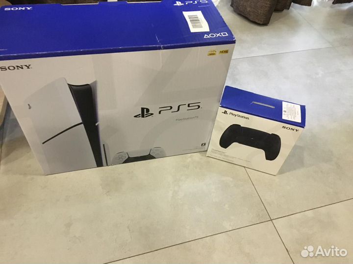 Sony playstation 5 slim с дисководом 2 джойстика