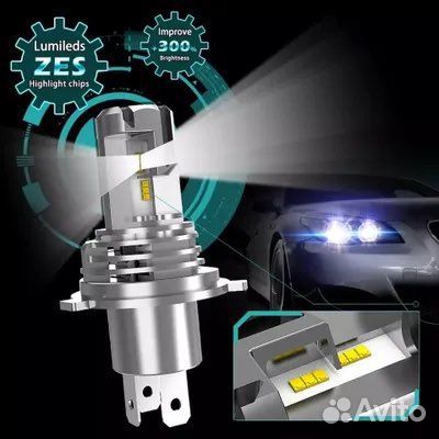 LED Светодиодные лампы M3, H4-H7-H11