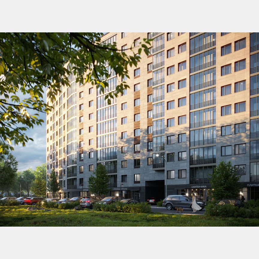 2-к. квартира, 57,7 м², 9/12 эт.