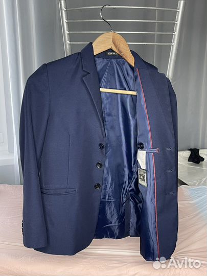 Пиджак школьный темно-синий 134-140