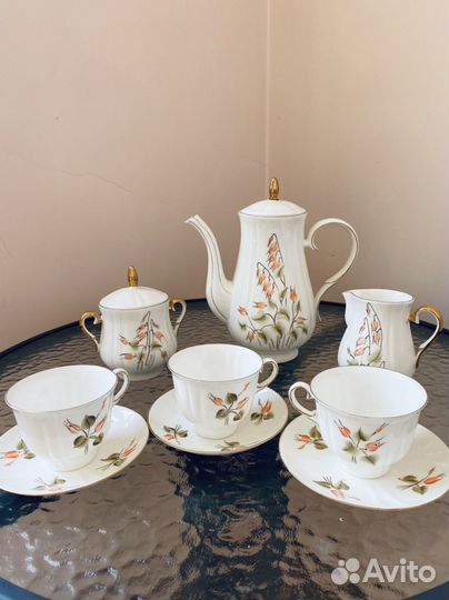 Сервиз кофейный фарфор