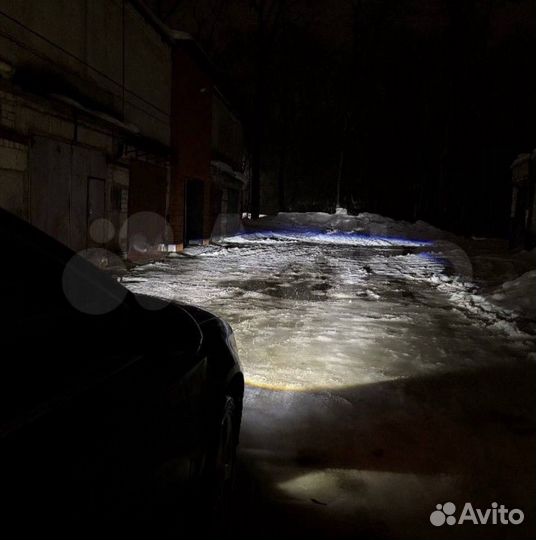 Яркие Лазерные Туманки Audi BI LED птф