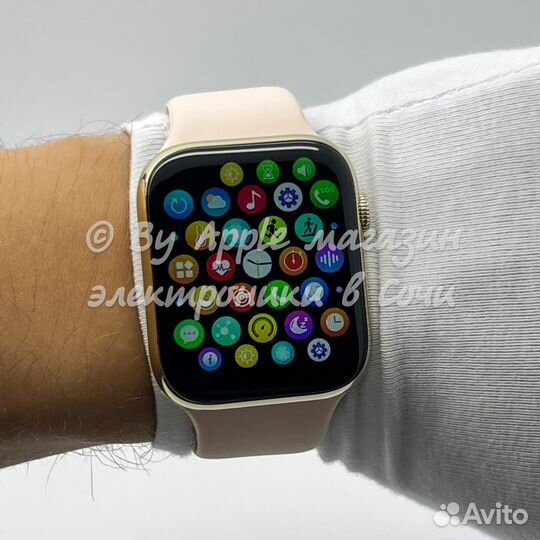 Apple Watch 7 с NFC (глянец, золото)