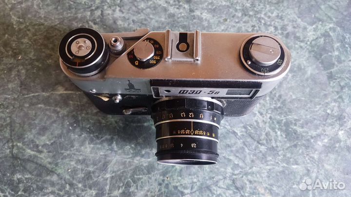 Пленочный фотоаппарат фэд 5В олимпийский