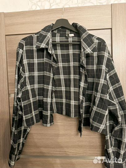 Рубашка укороченная H&M