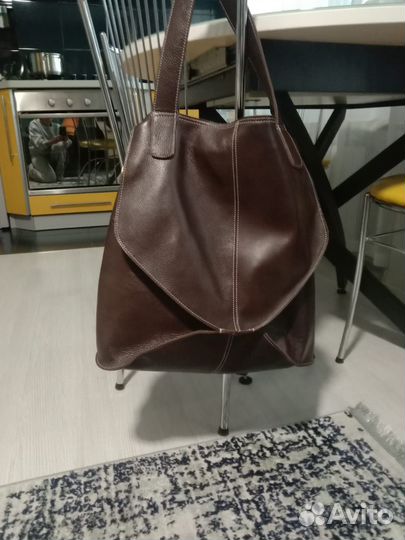 Сумка кожаная италия