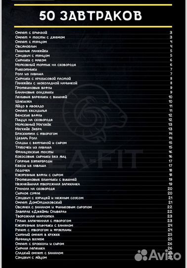 Фитнес рецепты для похудения