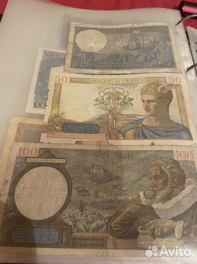 Коллекция банкнот Франция