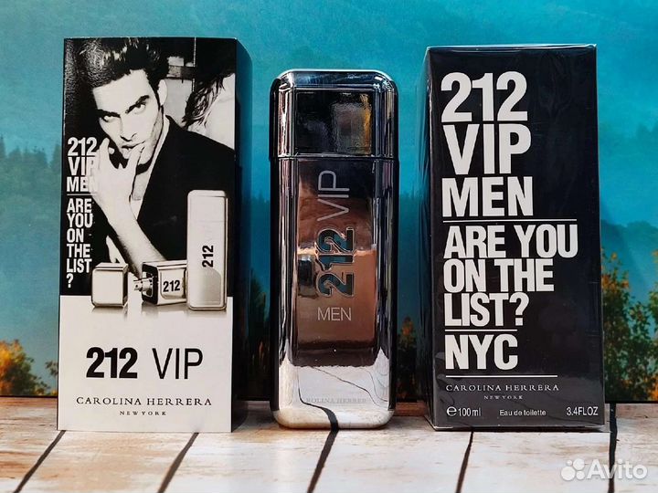 Духи мужские 212 vip carolina Herrera 100ml