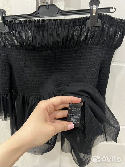 Patrizia pepe блузка черная