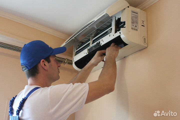 Установка Кондиционеров Закладка Трасс Обслуж