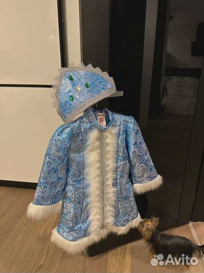 Костюм снегурочки, рост 140