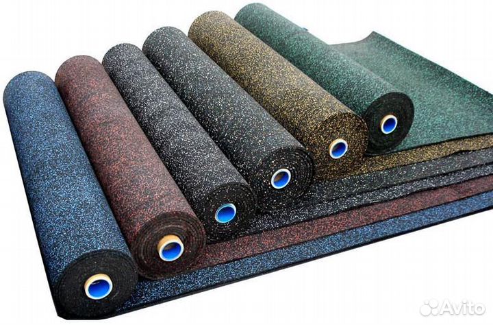 Резиновое покрытие для спортзала