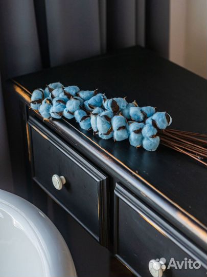 Сухоцветы хлопок букет