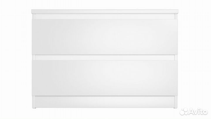 Мальта комод 2 ящика 80х54 белый RU