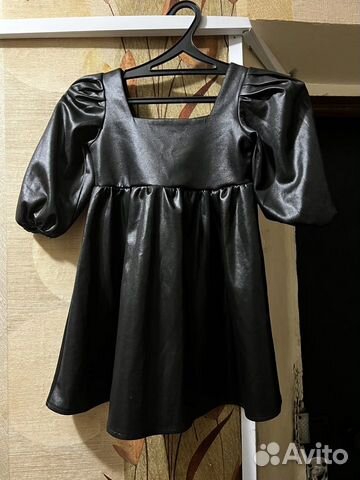 Черное платье для девочки 116-122