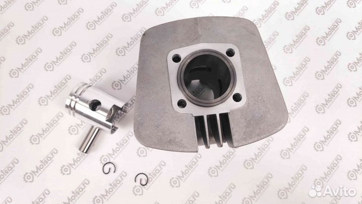 Цилиндр Мопед Карпаты с поршнем+палец+кольца+стопо