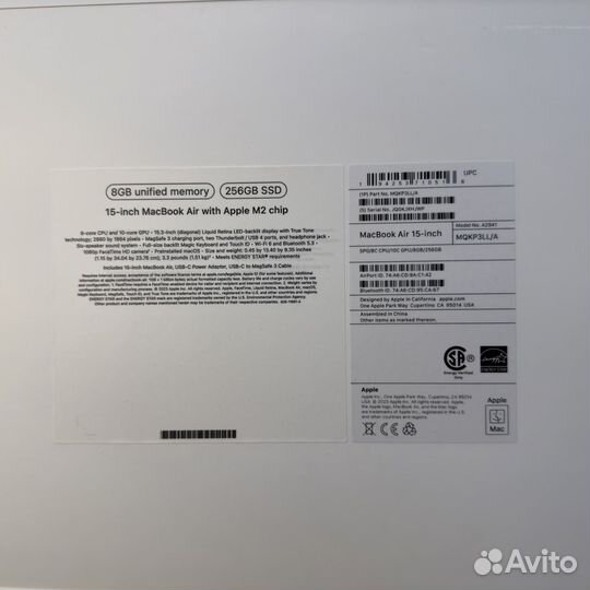 Новый Apple MacBook Air 15 M2 8/256GB Space Gray