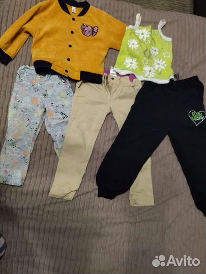 Одежда для девочки пакетом на 4-5 лет