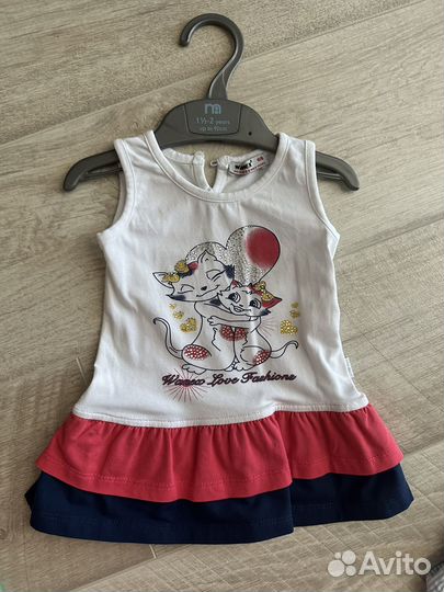 Платье летнее на девочку 68 размер