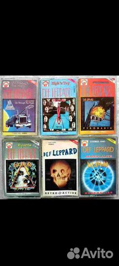 Def Leppard 6 кассет