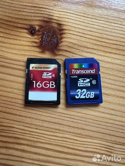 Карта памяти sd 16 gb и 32gb