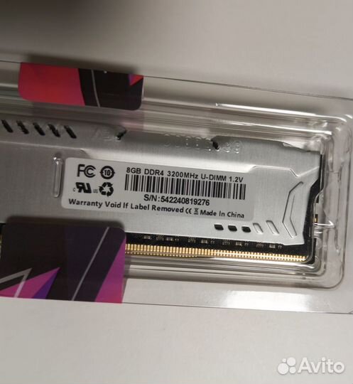 Оперативная память DDR4 2x8gb 3200mhz