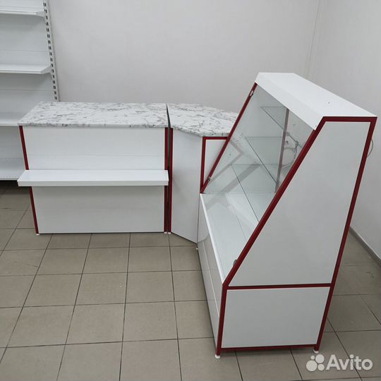 Витрины-прилавки торговые метал/лдсп