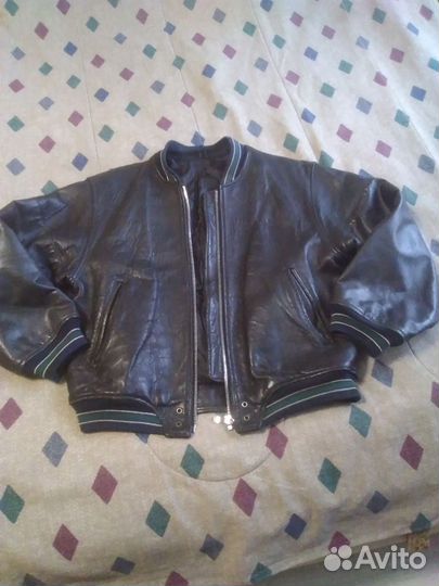 Кожаная куртка пилот бомбер 52-54 США