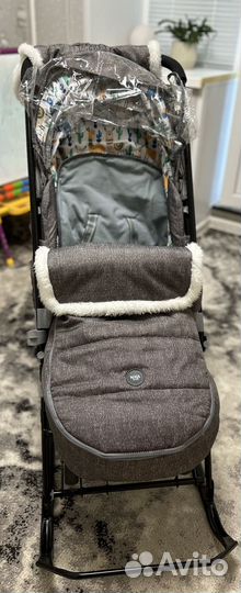 Детские санки коляска ника