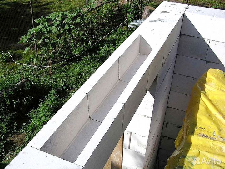 Газоблоки U-образные