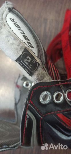 Коньки хоккейные Bauer x100 2,5d 34 размер