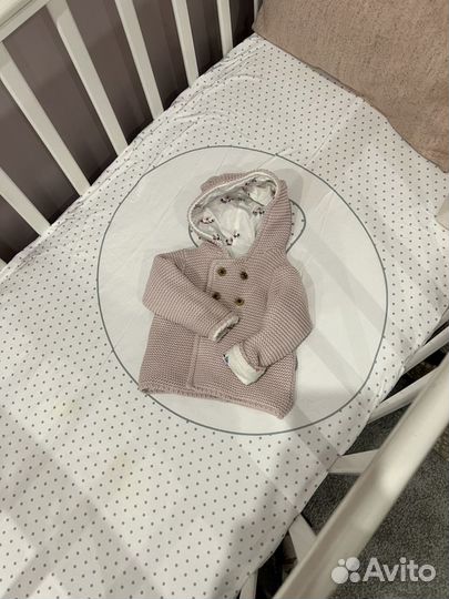 Кофта куртка мишка для новорожденной 3 месяца