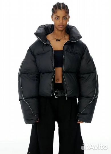 Пуховик Anterior Loved Black Zip puffer