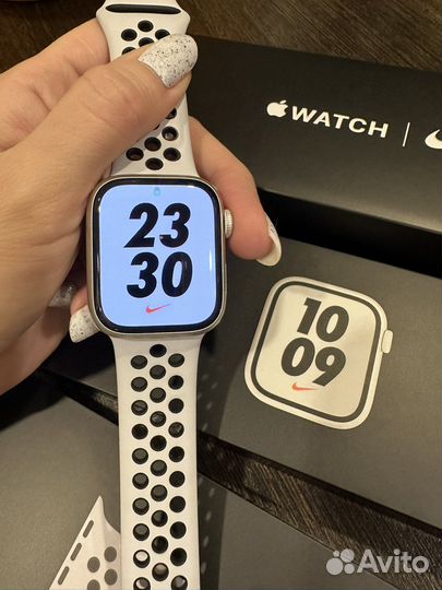 Часы apple watch 7 nike